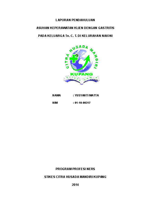 Doc Askep Kel Dengan Gastritis Ahmad Ghazalipsg Academia Edu
