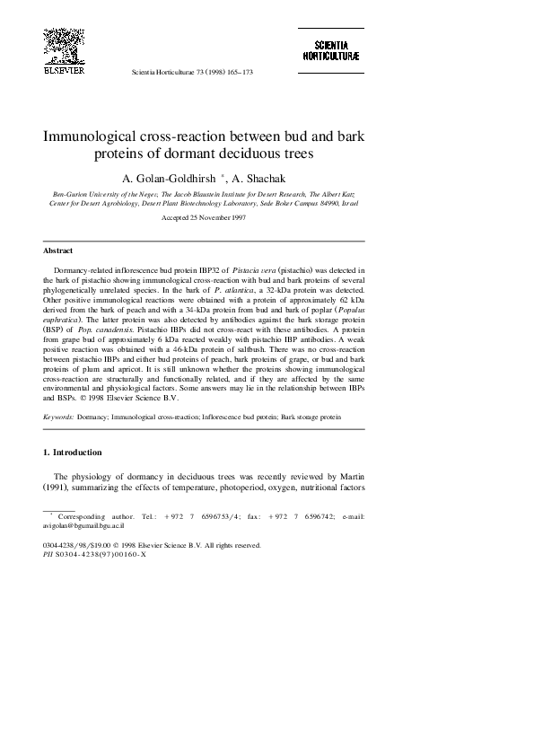 immunological cross reactivity definition