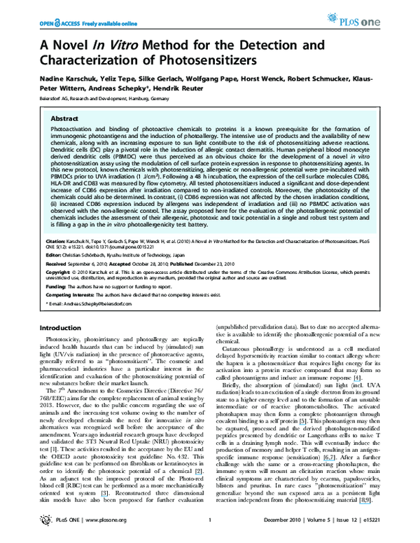 (PDF) A Novel In Vitro Method for the Detection and Characterization of ...
