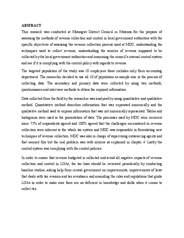 Revenue assessment essay 05 image