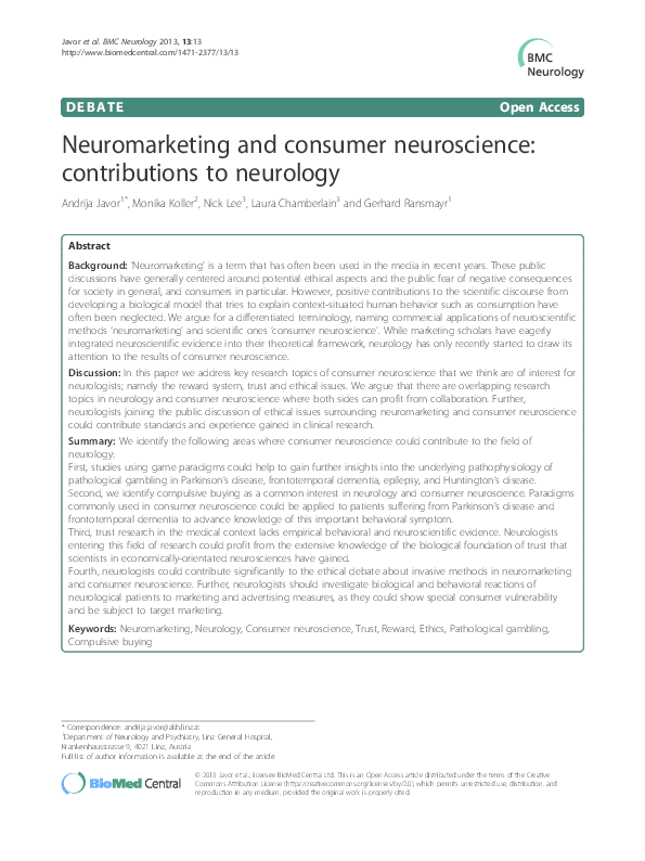 What is neuromarketing picture