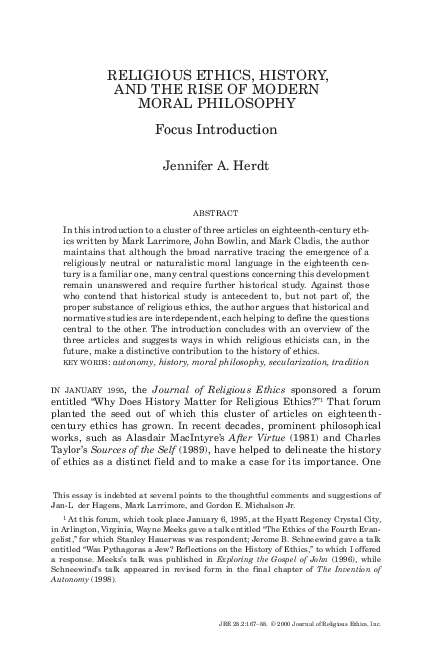 Modern moral philosophy summary image