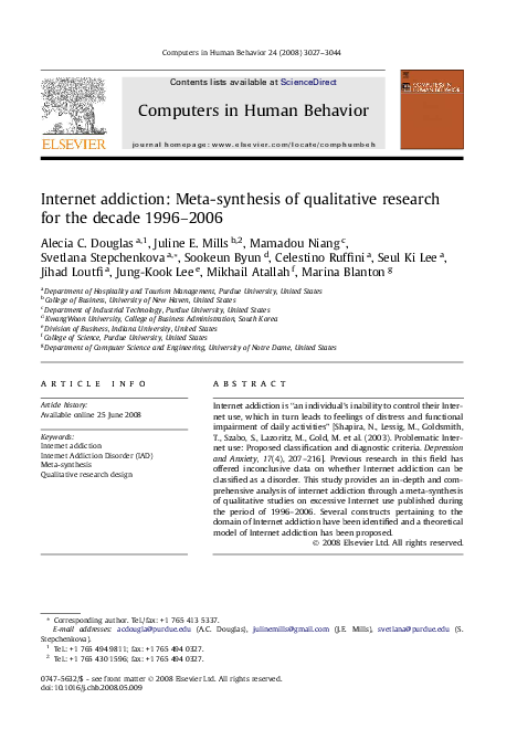 Quantitative research about internet addiction image
