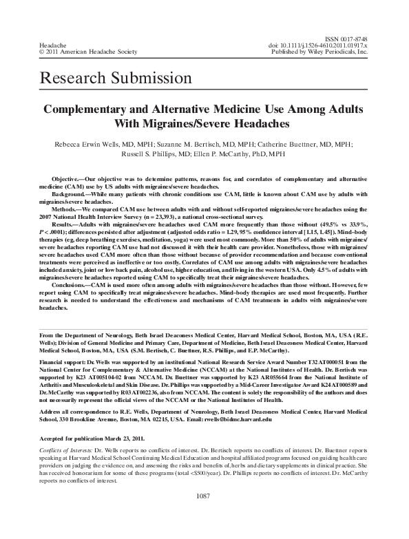 (PDF) Complementary and Alternative Medicine Use Among Asian Indians in ...