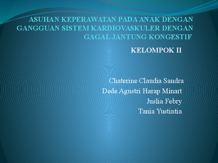 Gangguan Sistem Kardiovaskuler Pdf - Soal Kita