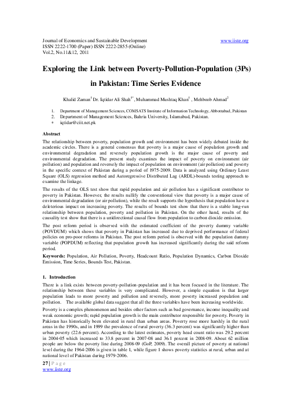 Types of pollution in pakistan image