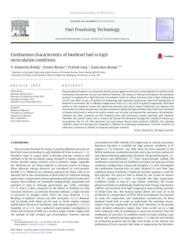 (PDF) Combustion characteristics of biodiesel fuel in high ...
