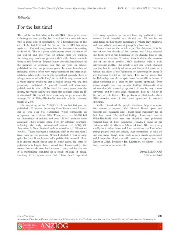 (PDF) For the last time!