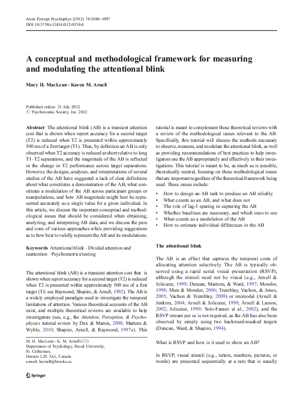 (PDF) A Conceptual and Methodological Framework for Modeling ...