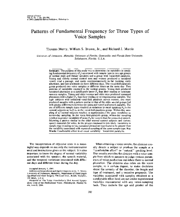 (PDF) Patterns of fundamental frequency for three types of voice
