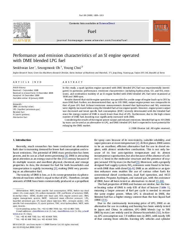 (PDF) Performance and Emission Characteristics of Supercharged Biomass ...