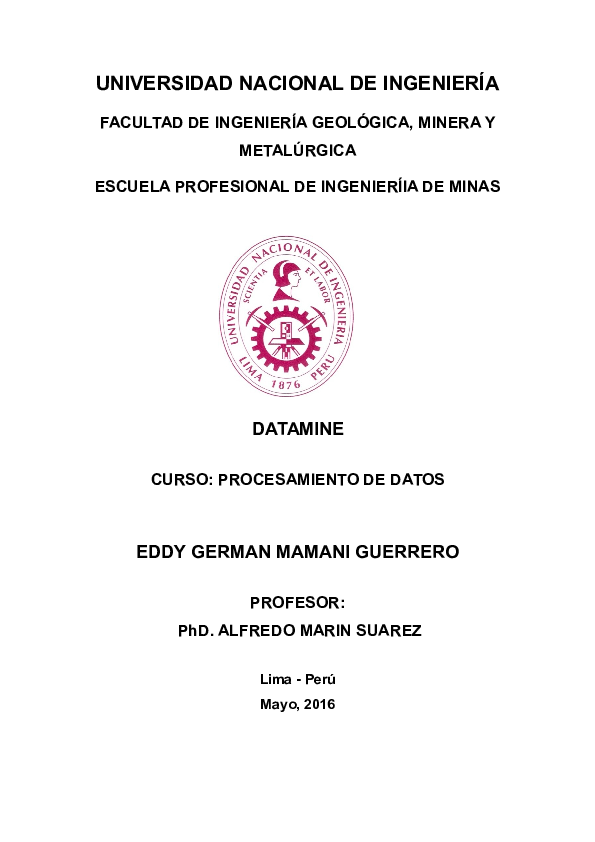 (DOC) UNIVERSIDAD NACIONAL DE INGENIERÍA FACULTAD DE INGENIERÍA