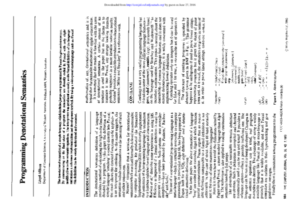 (PDF) Programming Denotational Semantics