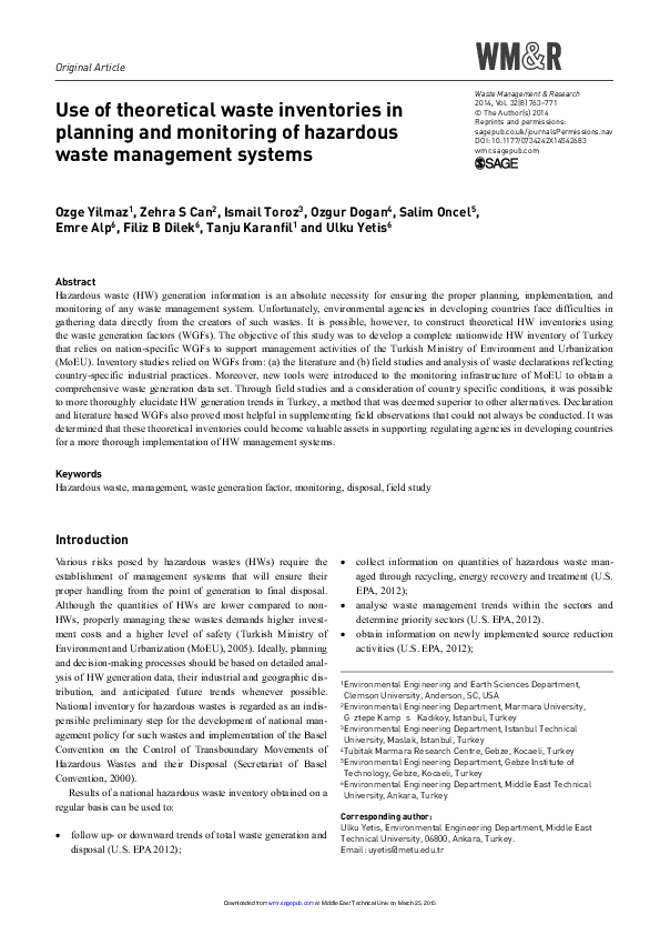 Proper waste management research paper image