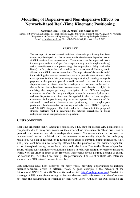 (PDF) Modelling of Dispersive and Nondispersive Effects on Network ...