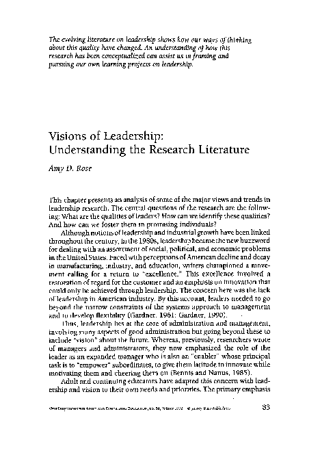 Leadership journal articles free pdf image