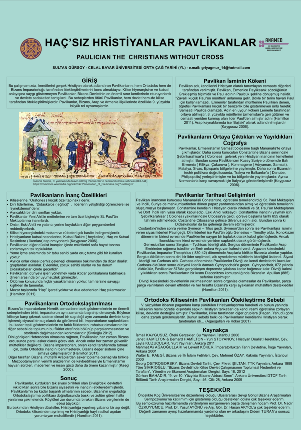 (PDF) HAÇ'SIZ HRİSTİYANLAR PAVLİKANLAR - PAULICIAN THE CHRISTIANS ...