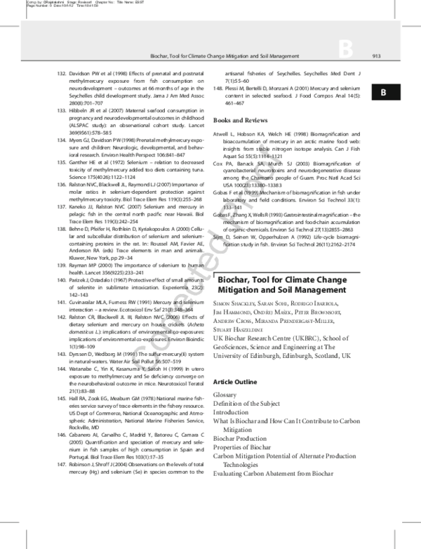 (PDF) Biochar, Tool for Climate Change Mitigation and Soil Management