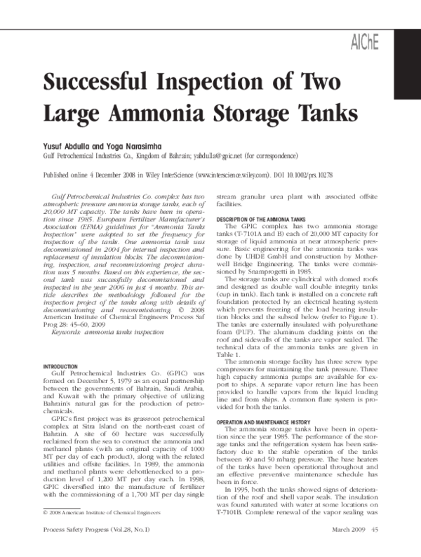 Ammonia production process flow diagram pdf picture