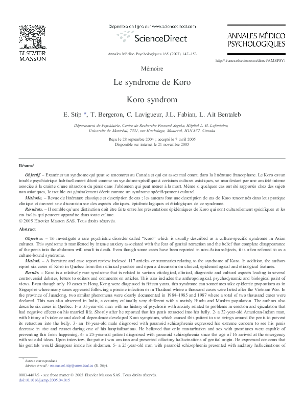 What is koro picture