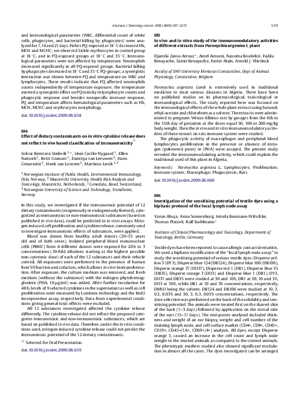 (PDF) In vivo and in vitro study of the immunomodulatory activities of ...