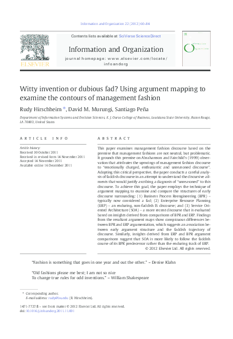 (PDF) Witty Invention or Dubious Fad? Using Argument Mapping to Examine ...