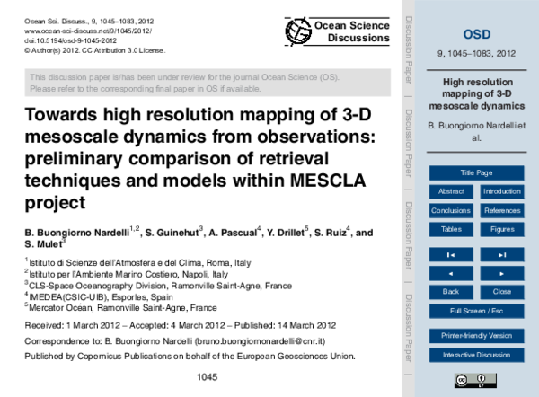 (PDF) Towards high resolution mapping of 3-D mesoscale dynamics from ...