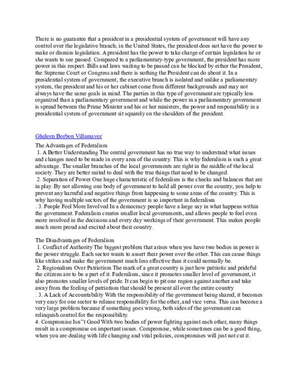 (DOC) Federalism