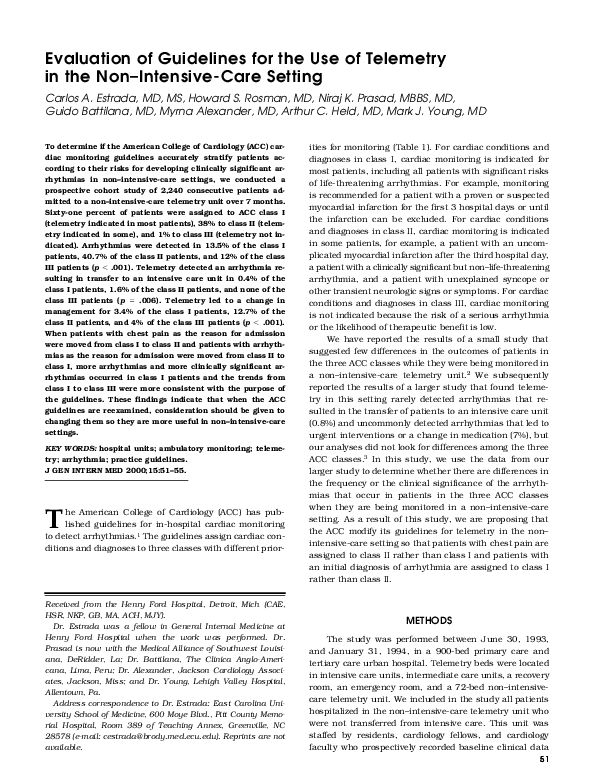 (PDF) Evaluation of guidelines for the use of telemetry in the non ...