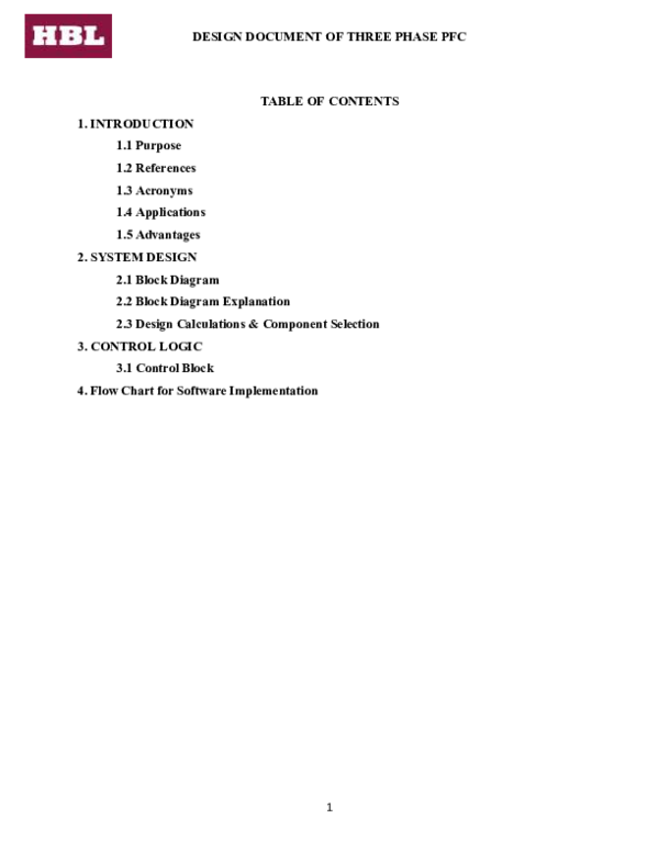 (PDF) DESIGN DOCUMENT OF THREE PHASE PFC