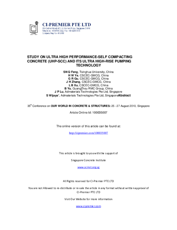 (PDF) STUDY ON ULTRA HIGH PERFORMANCE-SELF COMPACTING CONCRETE (UHP-SCC ...