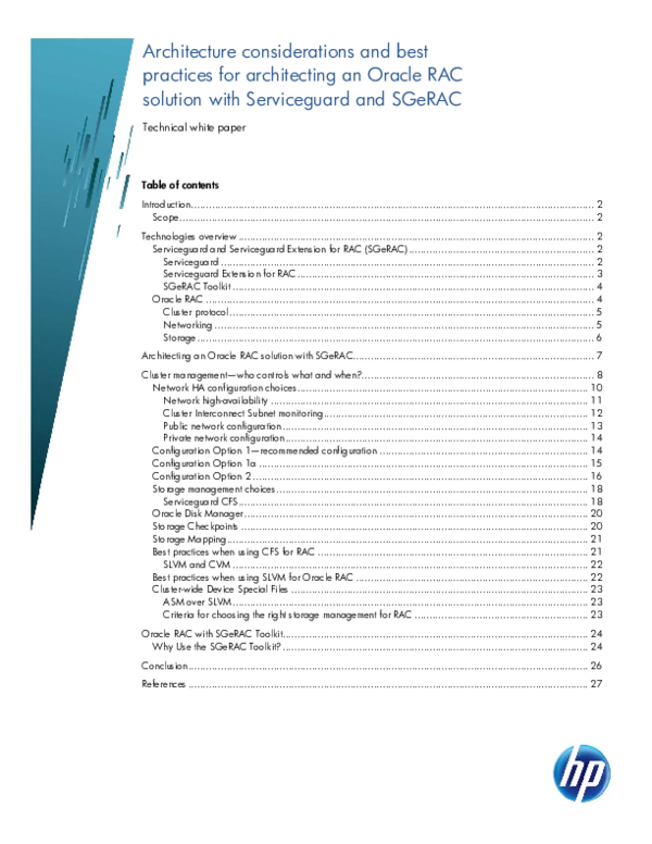 (PDF) Architecture considerations and best practices for architecting ...