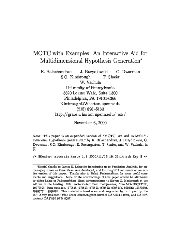 (PDF) MOTC with Examples: An Interactive Aid for Multidimensional ...