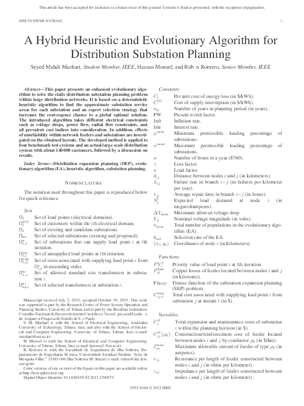 (PDF) A Hybrid Heuristic and Evolutionary Algorithm for Distribution ...