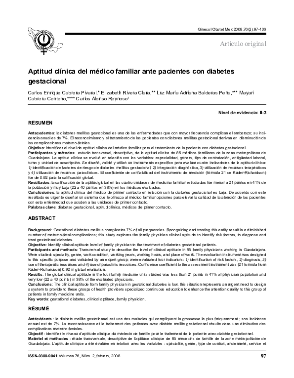 articulo medico de diabetes mellitus pdf