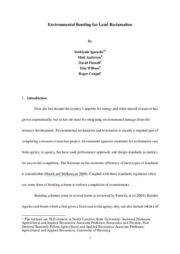 Benefits of land reclamation image