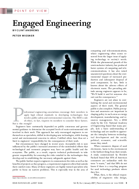 (PDF) Engaged Engineering