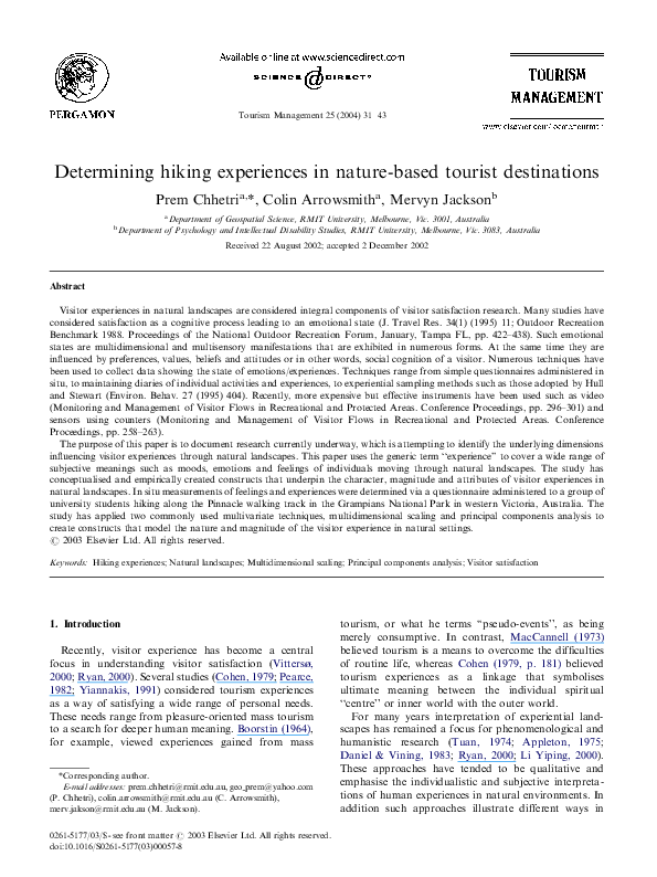Describing hiking experience image