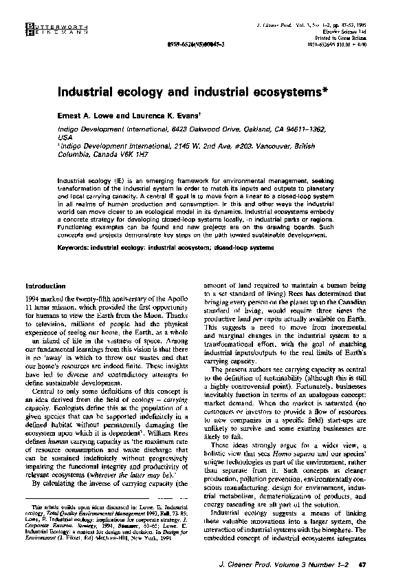 Industrial ecology thesis 05 image