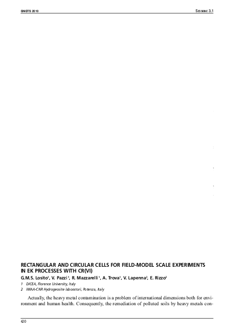 (PDF) Rectangular and circular cells for field-model scale experiments ...