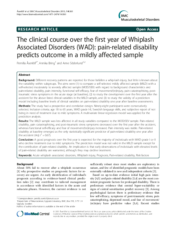 Whiplash injury pubmed picture
