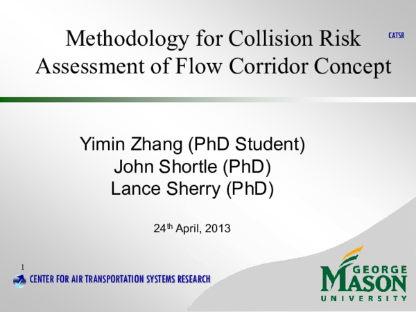 (PDF) Methodology for collision risk assessment of flow corridor concept