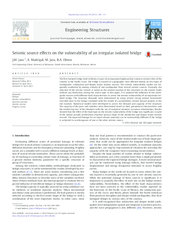 (PDF) Seismic source effects on the vulnerability of an irregular ...