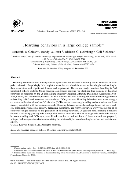 Types of hoarding picture