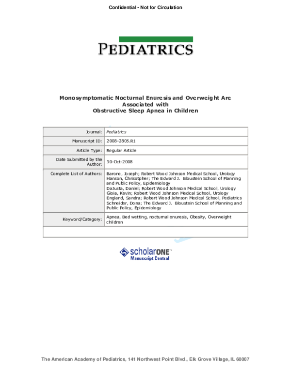 Enuresis essay 06 image