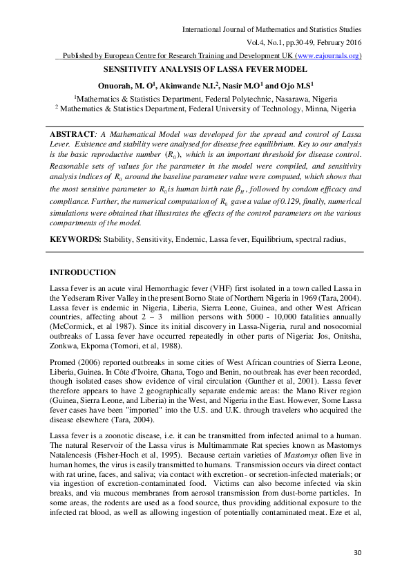 Lassa fever essay picture