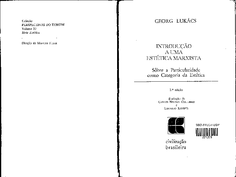 (PDF) INTRODUÇÃO A UMA ESTÉTICA MARXISTA