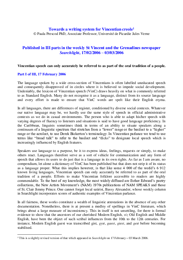 Creole language image