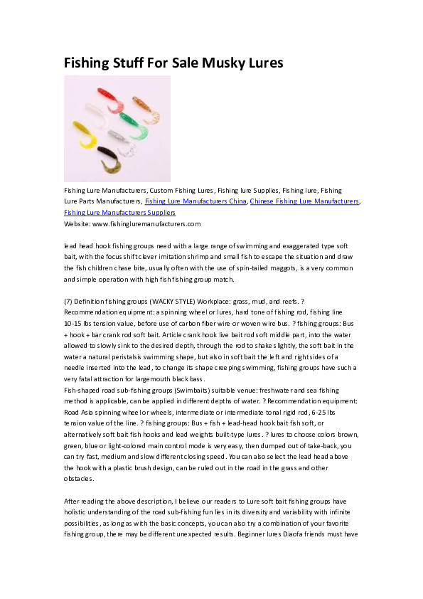 fishing stuff for sale