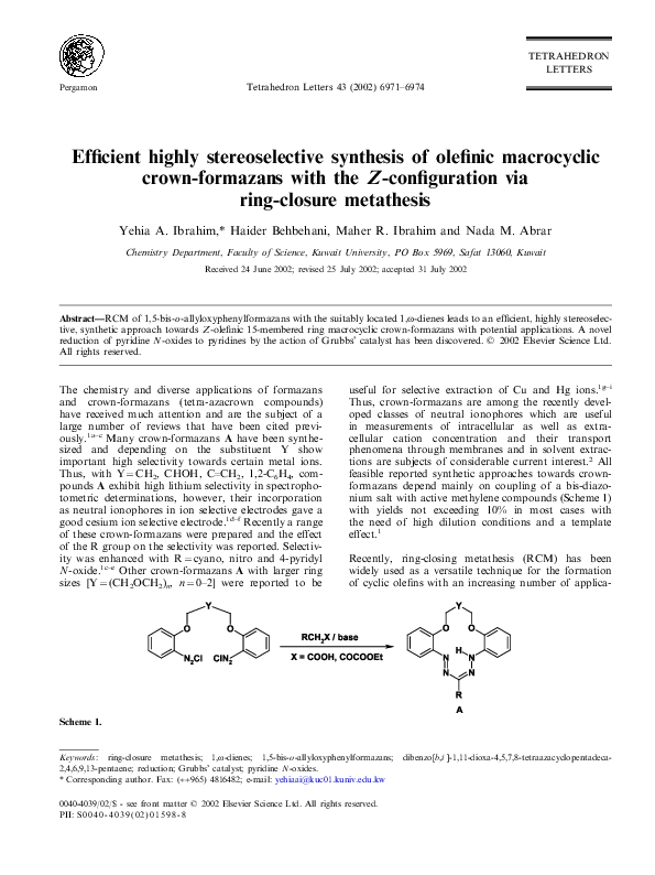 Macrocyclic synthesis essay 08 picture